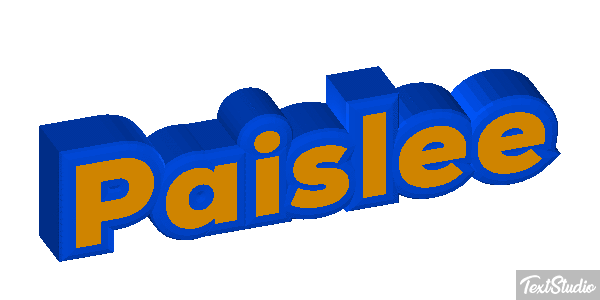 Paislee Efekt tekstowy