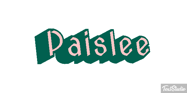 Paislee Efekt tekstowy