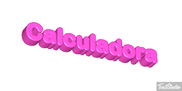 Calculadora Tekst effect