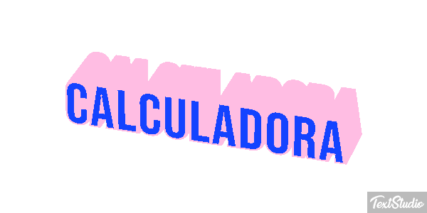 Calculadora Tekst effect