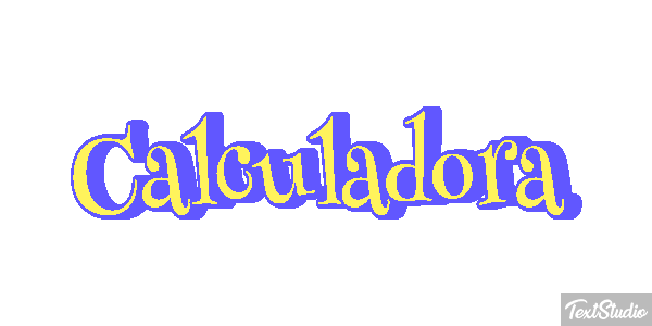 Calculadora Tekst effect