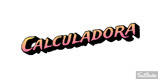Calculadora Tekst effect