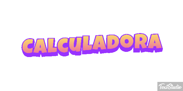 Calculadora Tekst effect