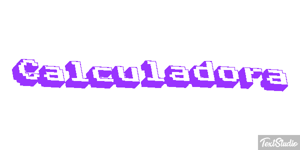 Calculadora Tekst effect