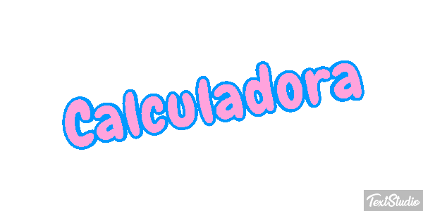 Calculadora Tekst effect
