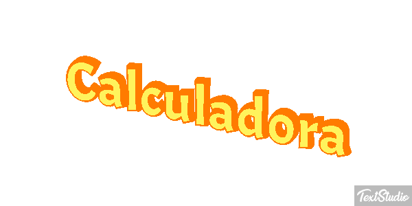 Calculadora Tekst effect