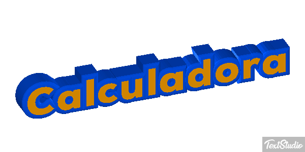 Calculadora Tekst effect