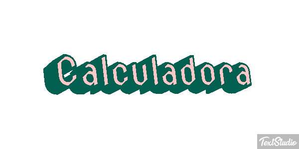 Calculadora Tekst effect
