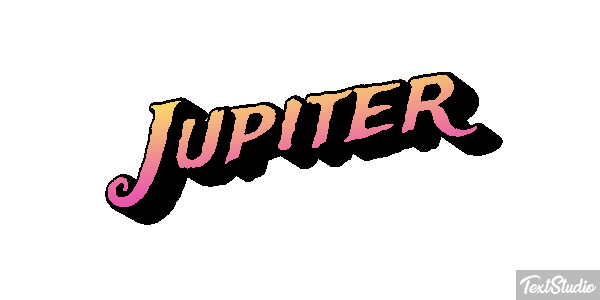 Jupiter Efekt tekstowy