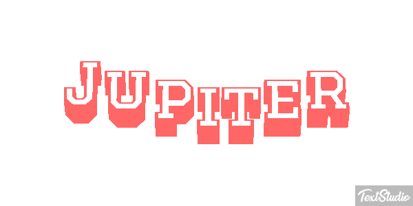 Jupiter Efekt tekstowy