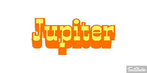 Jupiter Efekt tekstowy