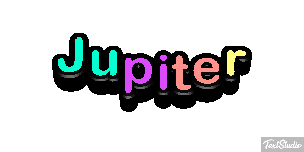 Jupiter Efekt tekstowy