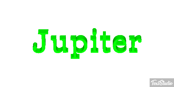 Jupiter Efekt tekstowy