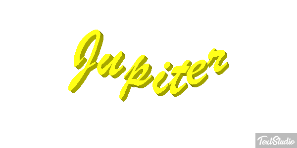 Jupiter Efekt tekstowy