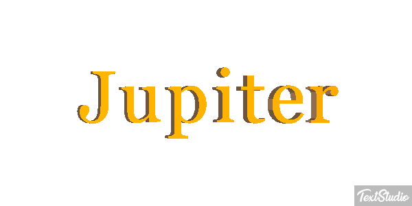 Jupiter Efekt tekstowy