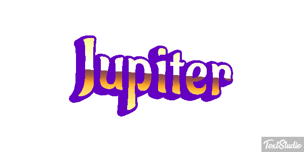Jupiter Efekt tekstowy