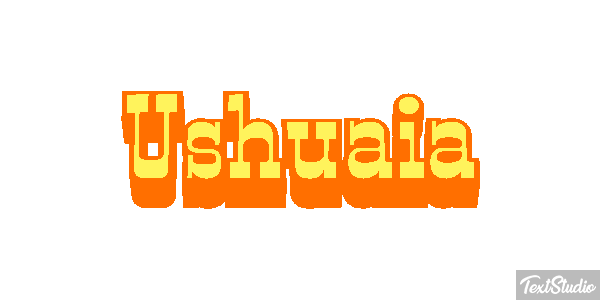 Ushuaia Efekt tekstowy