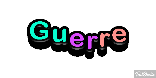Guerre Effet de texte