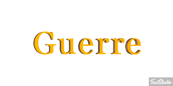 Guerre Effet de texte