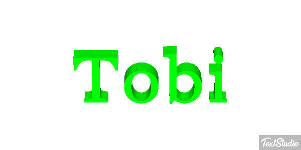 Tobi Text effect