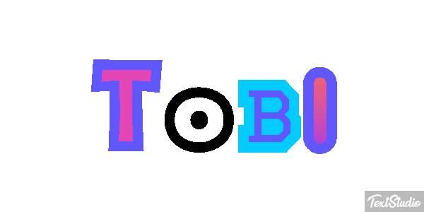 Tobi Text effect