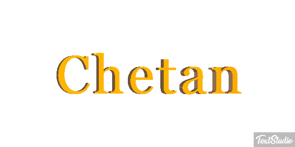 Chetan Text effect