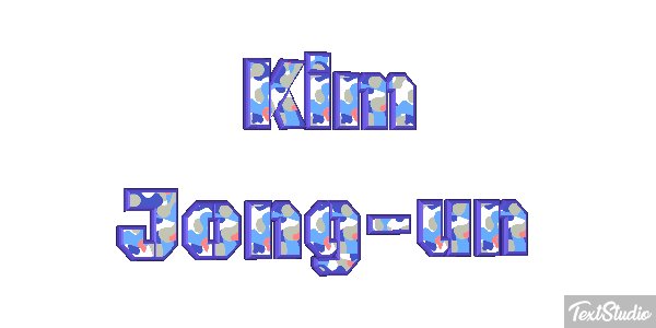 Kim Jong-un Text effect
