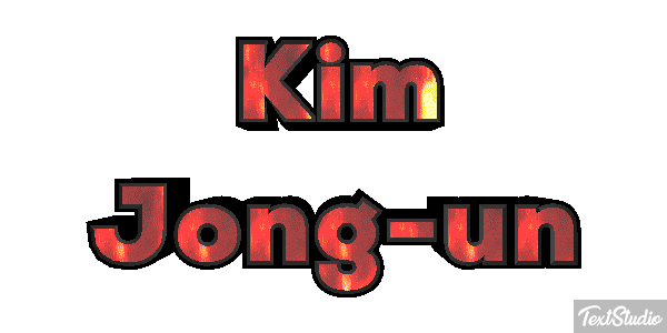 Kim Jong-un Text effect