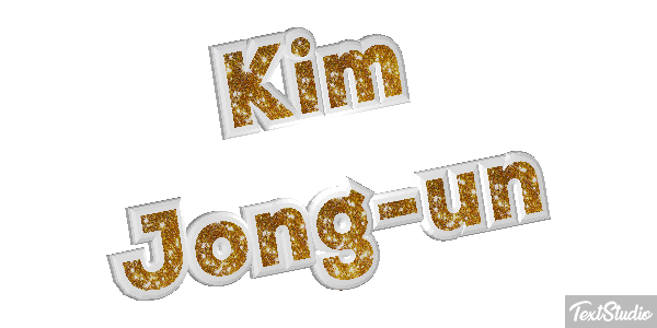 Kim Jong-un Text effect
