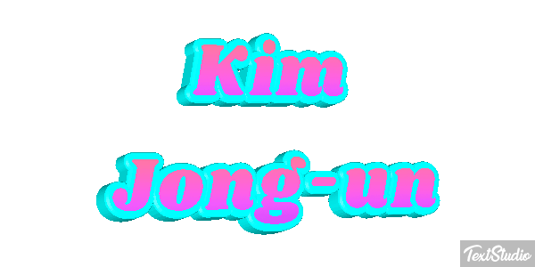 Kim Jong-un Text effect