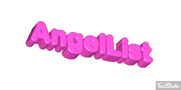 AngelList Efekt tekstowy