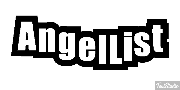 AngelList Efekt tekstowy