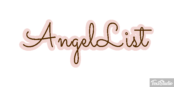 AngelList Efekt tekstowy