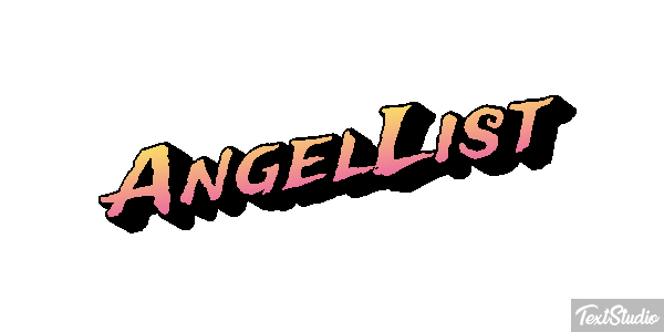 AngelList Efekt tekstowy