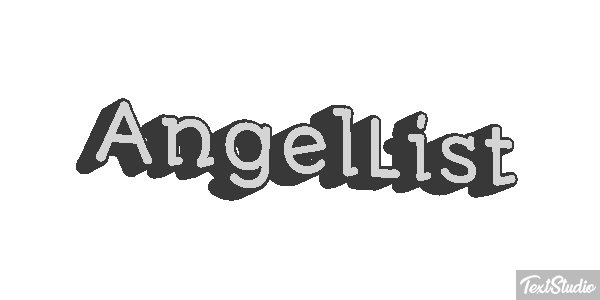 AngelList Efekt tekstowy