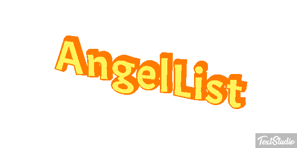 AngelList Efekt tekstowy