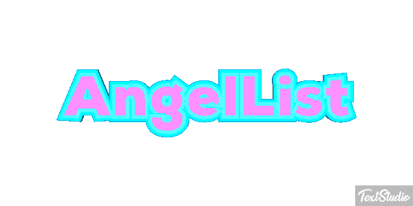 AngelList Efekt tekstowy