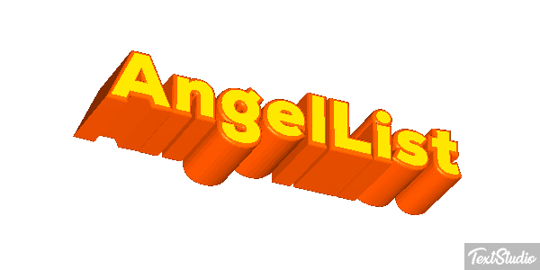 AngelList Efekt tekstowy