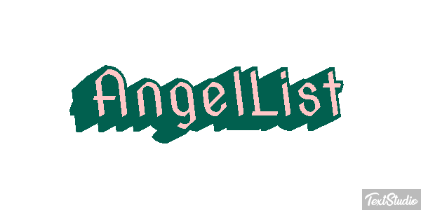 AngelList Efekt tekstowy