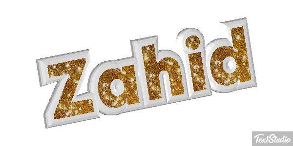 Zahid Text effect