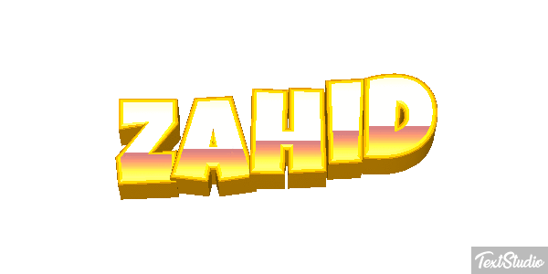 Zahid Text effect