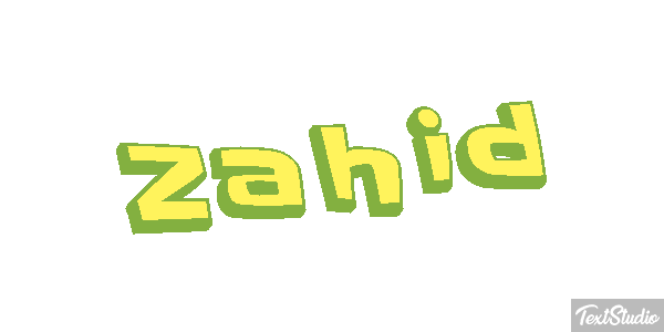 Zahid Text effect
