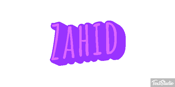 Zahid Text effect