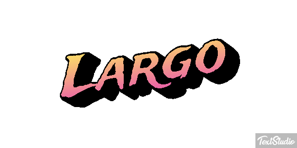 Largo Efekt tekstowy