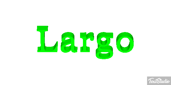 Largo Efekt tekstowy