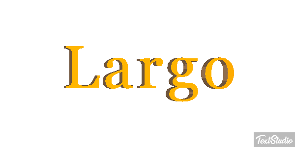 Largo Efekt tekstowy