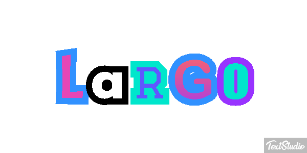 Largo Efekt tekstowy