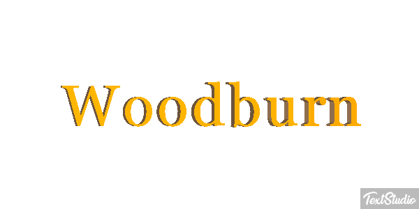 Woodburn Efecto de texto