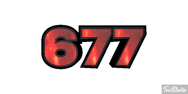 677 Texteffekt