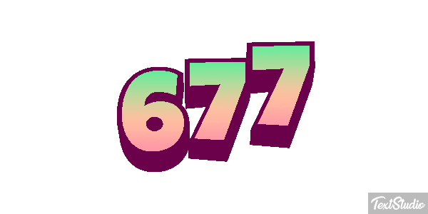677 Texteffekt